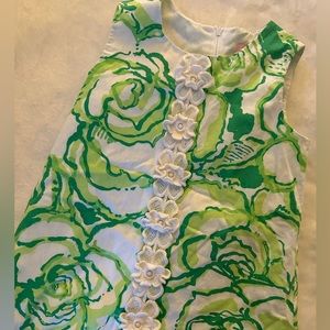 Little Lilly Classic Shift Dress, Resort White Heart Breakers, Worn Once